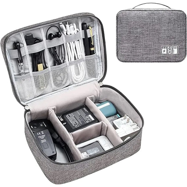 Electronics Travel Cable Organizer Bag Waterproof Portable