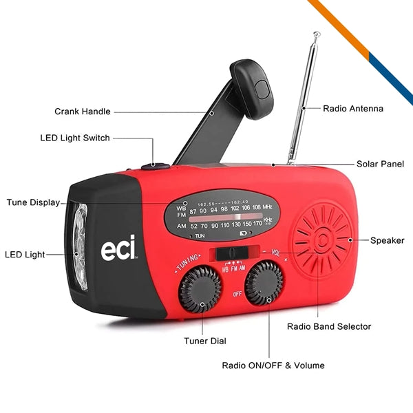 Warsa Hand-Crank Radio