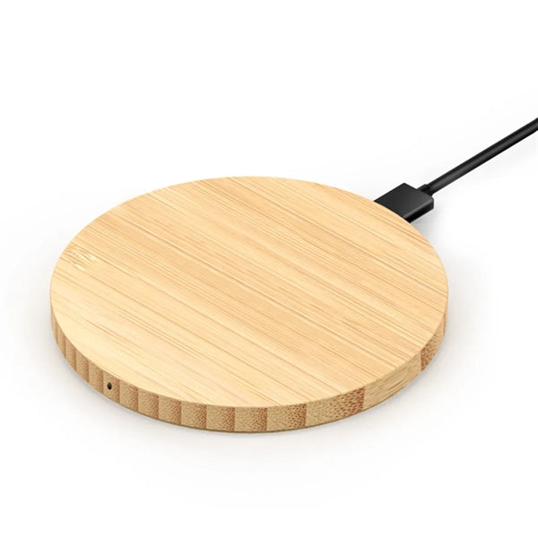 Bamboo Wood Wireless Battery Charger