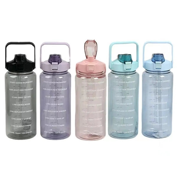 67oz Bouncing Water Bottle With Time Maker