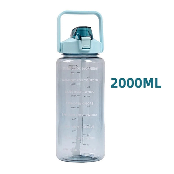 67oz Bouncing Water Bottle With Time Maker