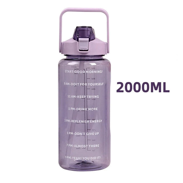 67oz Bouncing Water Bottle With Time Maker