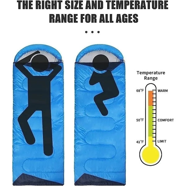 Lightweight Waterproof Backpacking Sleeping Bag for Adults