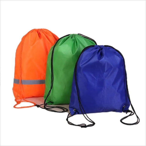 Reflective Drawstring Backpack