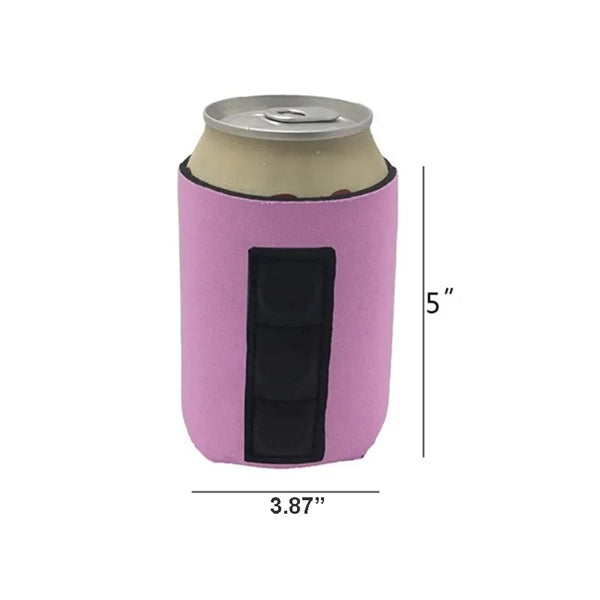 12 oz Collapsible Neoprene Magnetic Beer Can Cooler