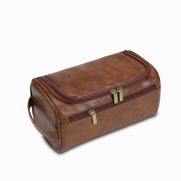Men Leather Toiletry Bag