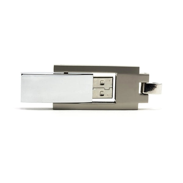 Chrome Steel With Keyring USB 3.0