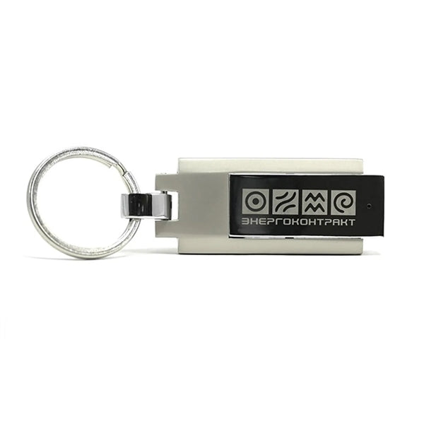 Chrome Steel With Keyring USB 3.0