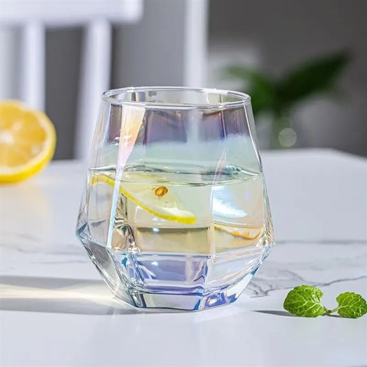 Hexagonal Diamond Wine Glass