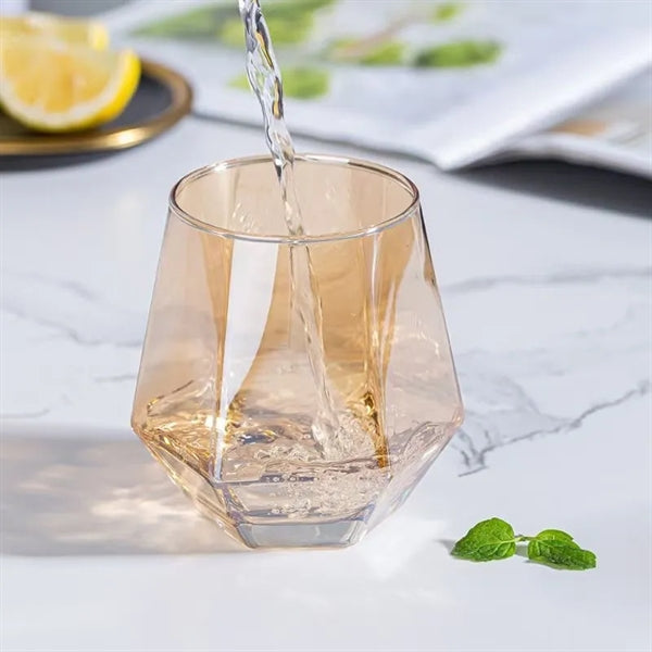Hexagonal Diamond Wine Glass