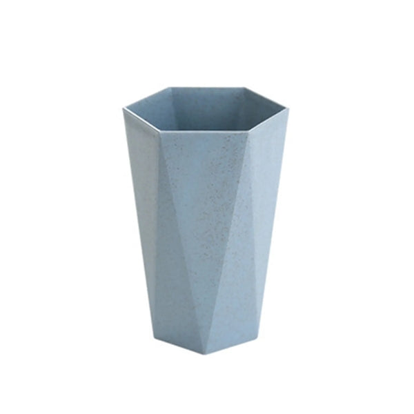 7oz wheat straw diamond-shaped cup