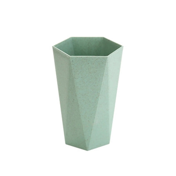 7oz wheat straw diamond-shaped cup