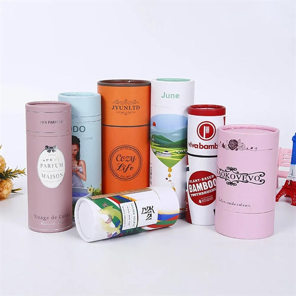 Full Color Imprint Round Gift Box Wine Bottle