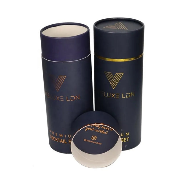 Full Color Imprint Round Gift Box Wine Bottle