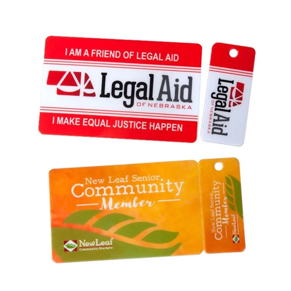 Plastic Keytag Combo Key Cards