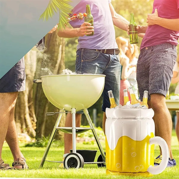 Full Color Imprint Inflatable PVC Beer Ice Bucket