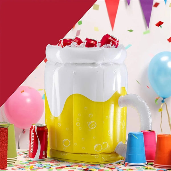 Full Color Imprint Inflatable PVC Beer Ice Bucket