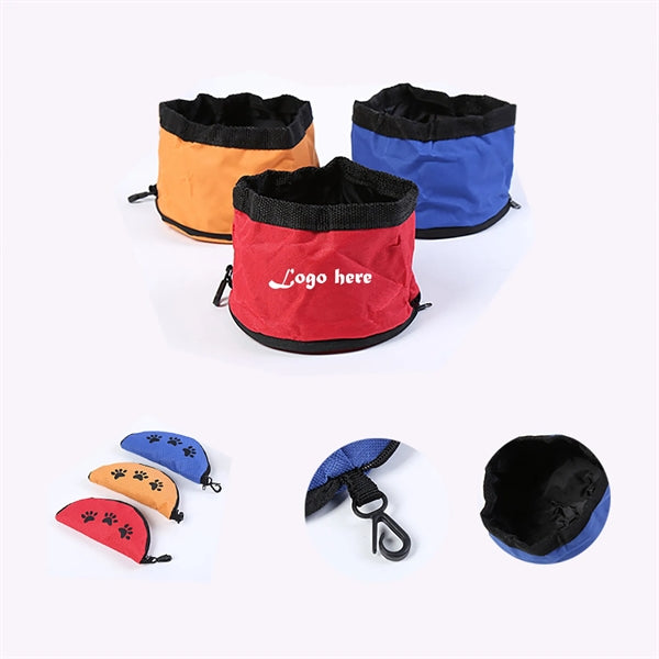 Collapsible Dog Bowl Food Grade Oxford Cloth