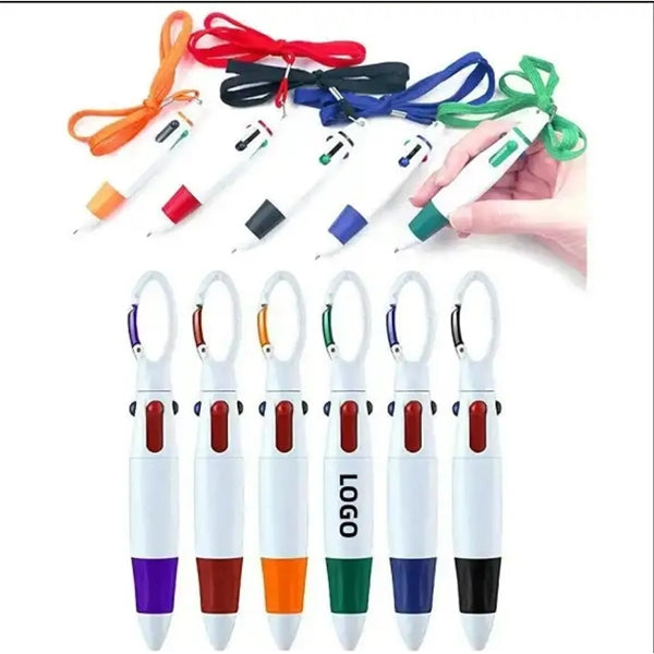 Plastic Gift Pen with Lanyard