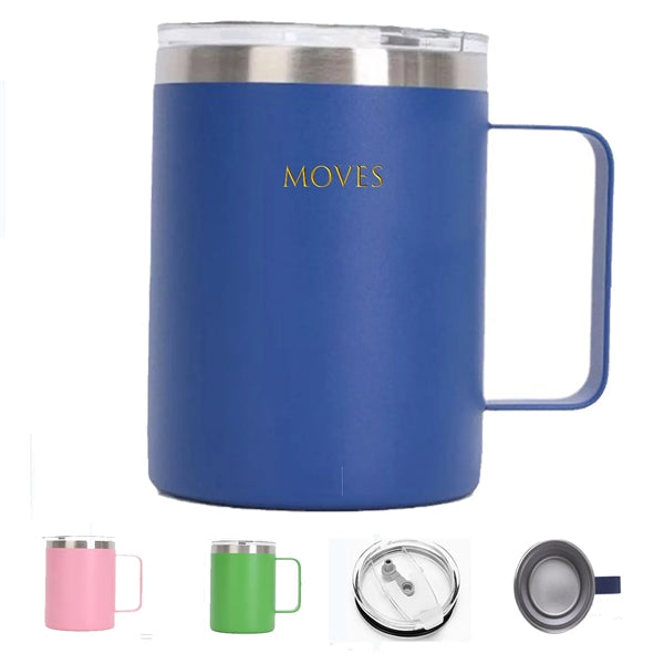Stainless Steel Insulated Coffee Mug Cup With Handle
