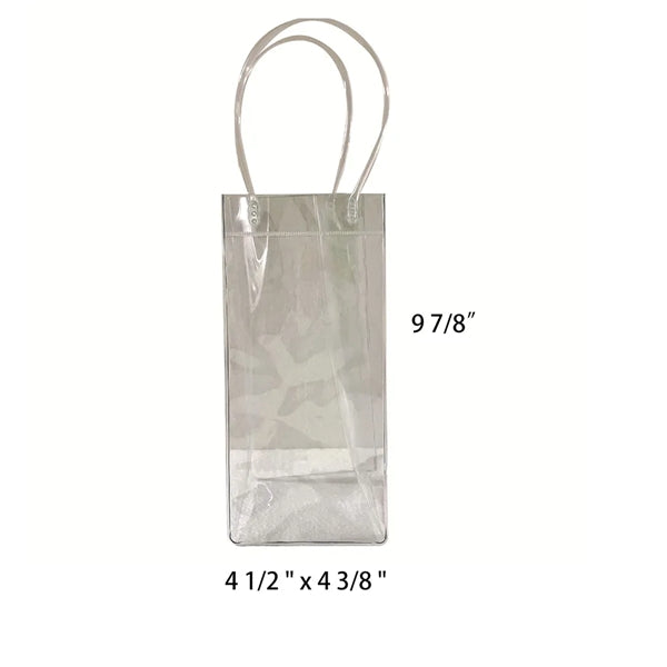 Clear PVC Bottle Tote Bag