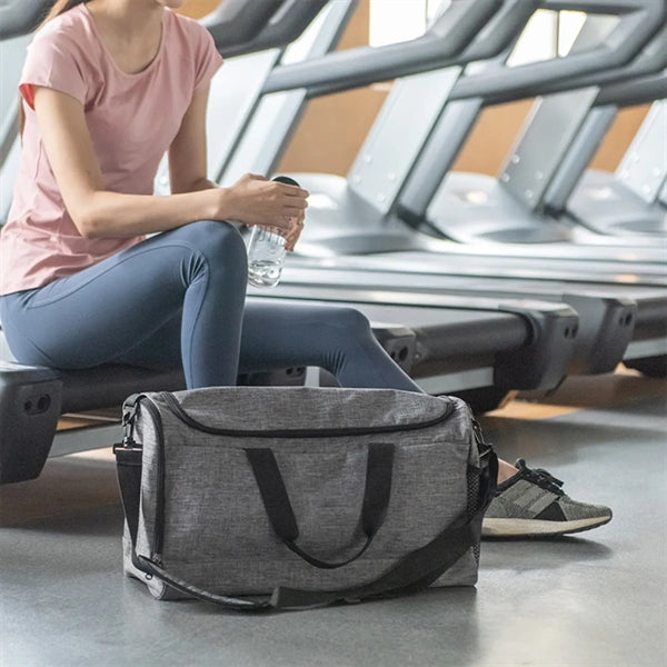 Short-Trip Custom Wet-Dry Gym Duffel with Large Capacity