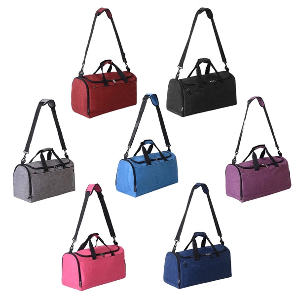 Short-Trip Custom Wet-Dry Gym Duffel with Large Capacity