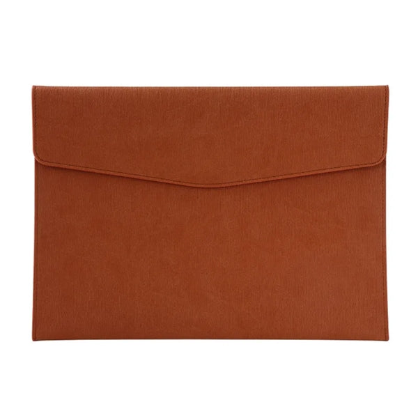 A4 PU Leather Briefcase File Folder Document Bag
