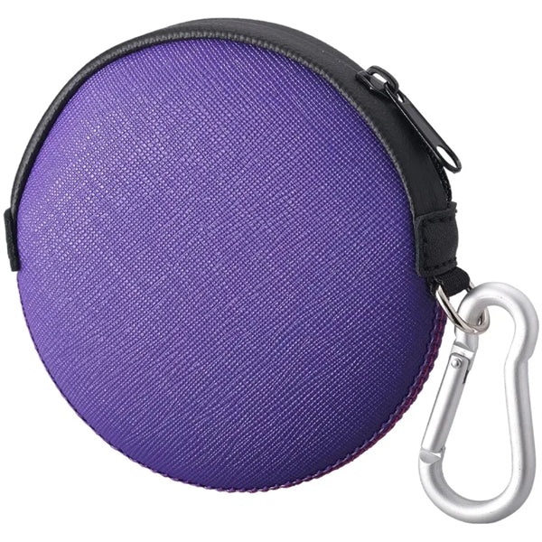 Neoprene Hanging Zippered Round Coin Pouch