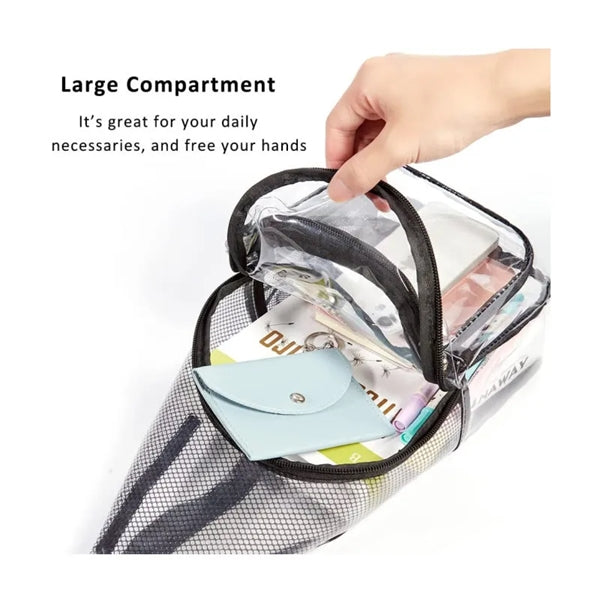 Outdoor large capacity fashionable sports transparent PVCbag