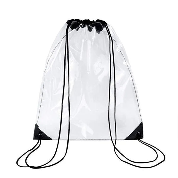 PVC Clear Drawstring Backpack