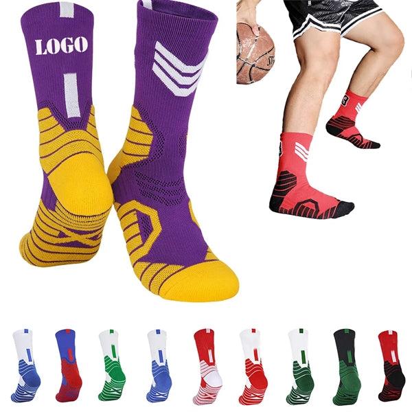 Non Skid Basketball & Foot Athletic Socks