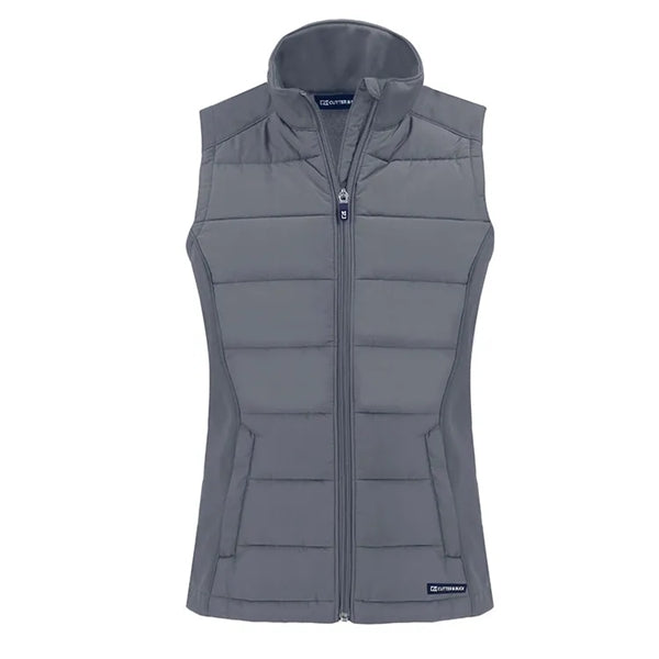 Cutter & Buck Ladies Eco Softshell Recycled Full Zip Vest