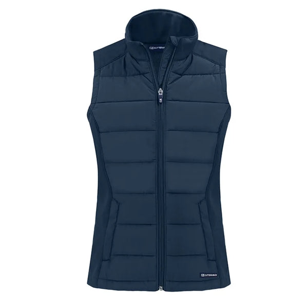 Cutter & Buck Ladies Eco Softshell Recycled Full Zip Vest