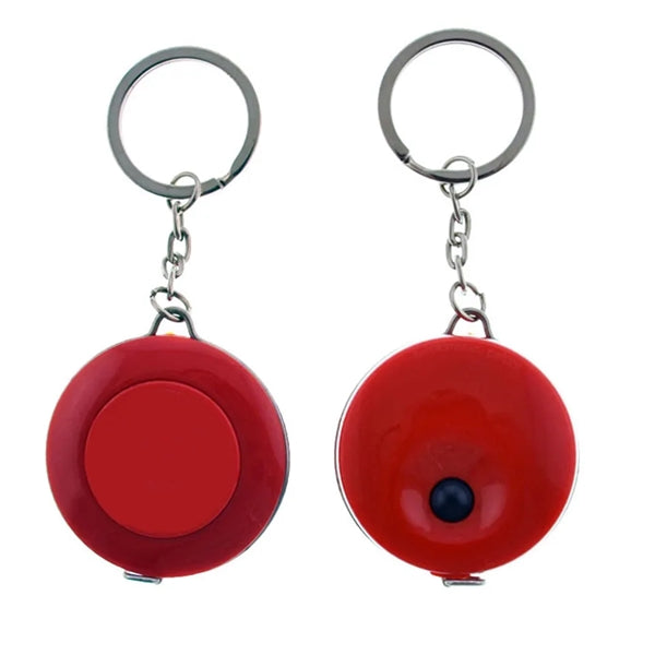 Round Clothes Measuring Ruler with Keychain