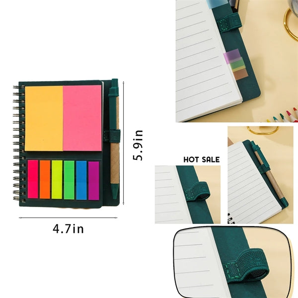 Stylish Spiral Notebook With Pen