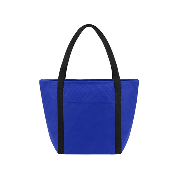 Zipper Cooler Tote With Front Pocket