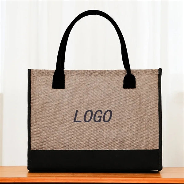 New style handbags, linen handbags for shopping