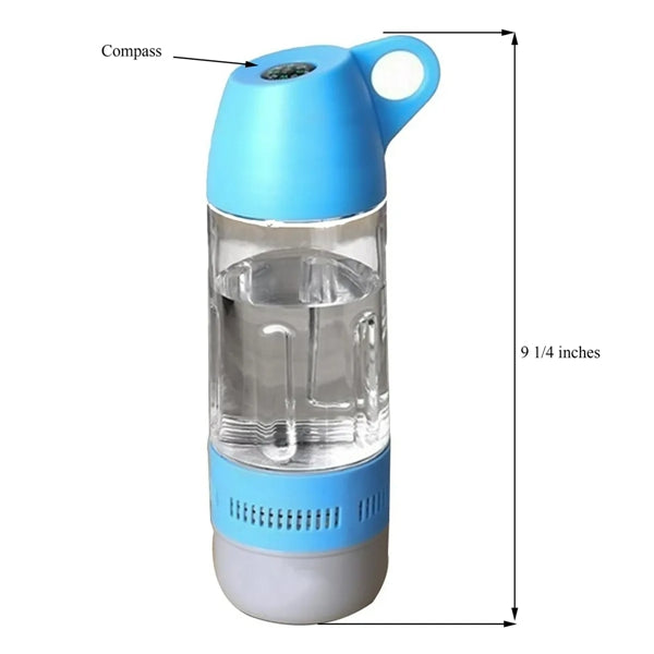 Water Bottle With Bluetooth Speaker Compass
