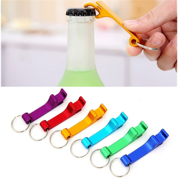 Aluminum Bottle Can Opener Key Ring
