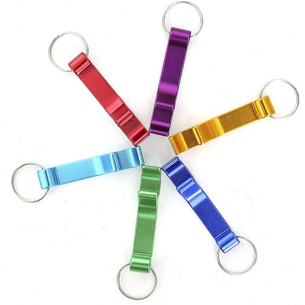 Aluminum Bottle Can Opener Key Ring