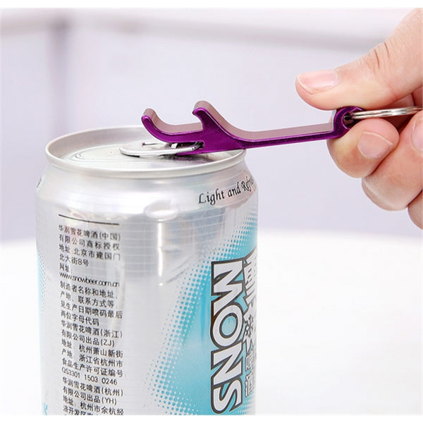 Aluminum Bottle Can Opener Key Ring