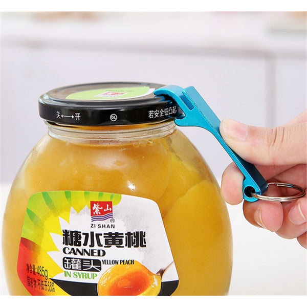 Aluminum Bottle Can Opener Key Ring