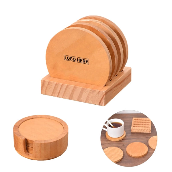 Bamboo Coaster Set