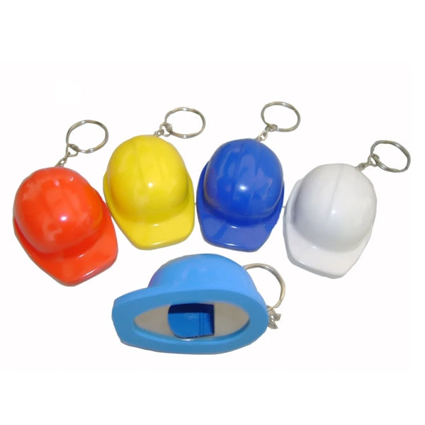 Safety Helmet Bottle Opener Keychain