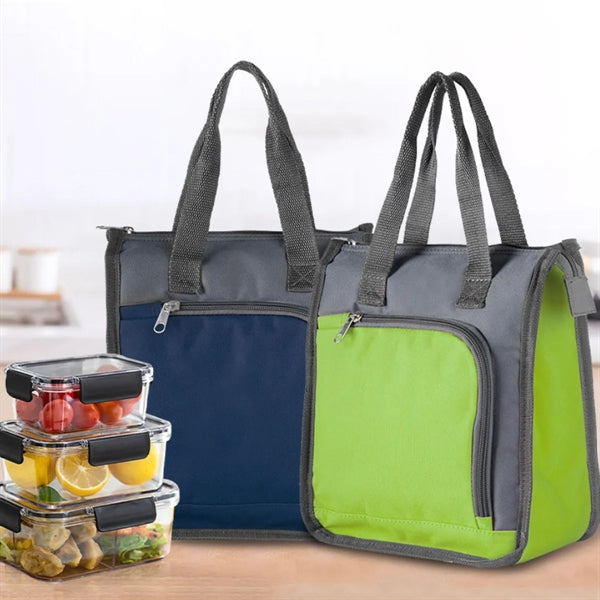 Durable Oxford Cloth Lunch Bag, Insulated & Travel-Friendly.