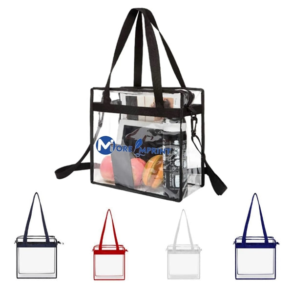 Clear PVC Tote Bags with Zipper