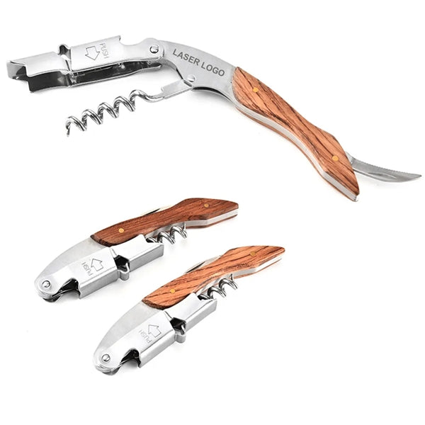 Heavy-duty Corkscrews for Wine Bottles with Foil Cutter and
