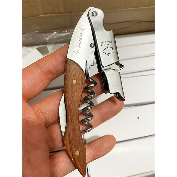 Heavy-duty Corkscrews for Wine Bottles with Foil Cutter and