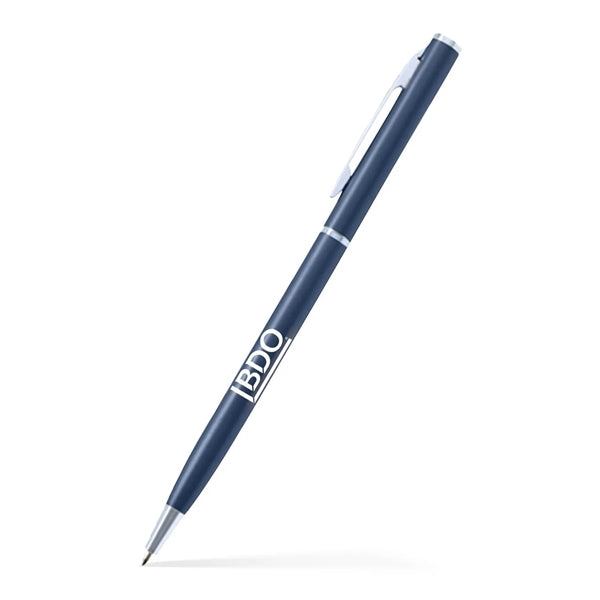 Slim Twist Metal Pen (Silver)